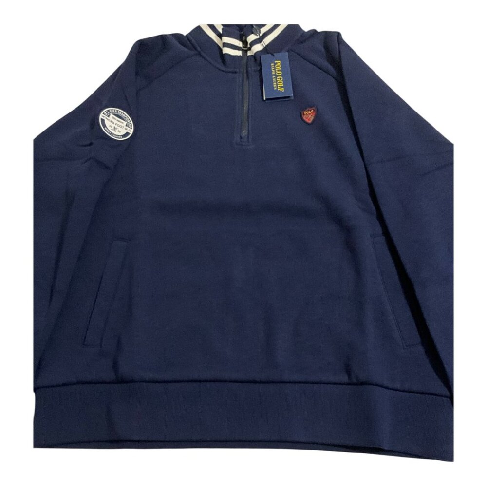 Polo Ralph Lauren 2020 U.S. Open 1/4 Zip Navy Sport Pullover Men’s L NWT $165 MS - Picture 3 of 10